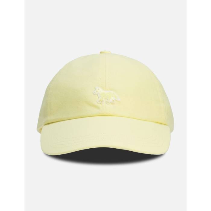 【 Baby Fox Cap Women Pastel Yellow 】 狐狸 旗がしら かぶり笠 レディース yellow 黄味がかった・黄色