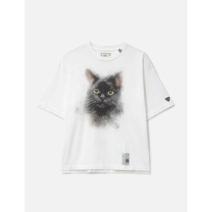 メゾン ミハラヤスヒロ Maison Mihara Yasuhiro 【 Cat Printed T-Shirt Men White 】 Tシャツ メンズ 白色 ホワイト