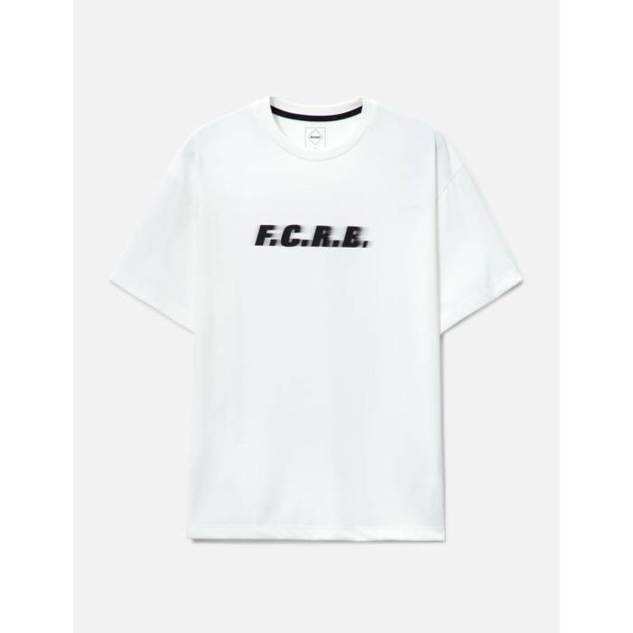 F.c. Real Bristol 【 Blurred Logo T-Shirt Men White 】 ロゴ Tシャツ メンズ 白色 ホワイト