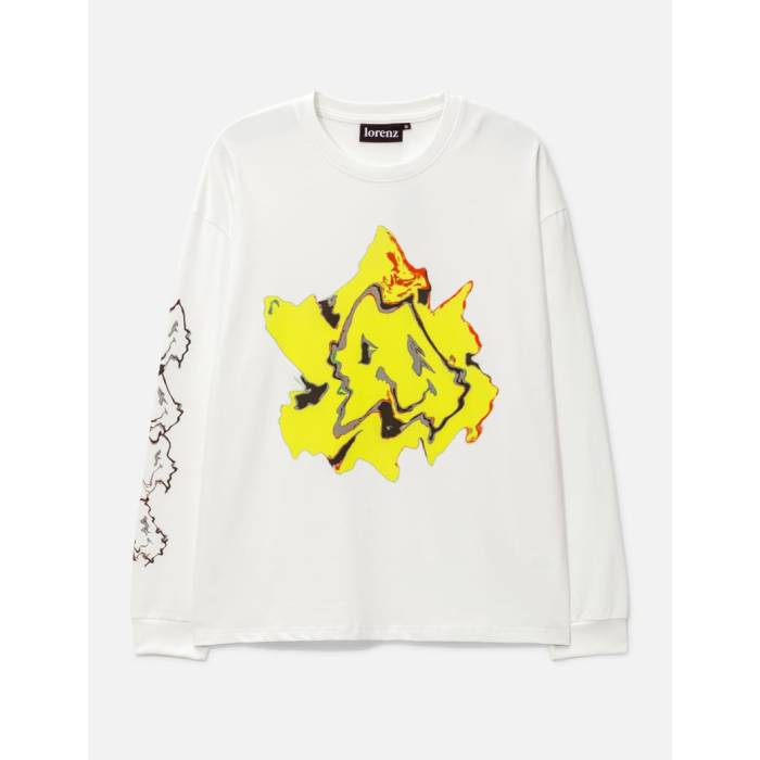 Lorenz 【 Vertigo Long Sleeve T-Shirt Men Off White 】 Sleeve スリーブ Tシャツ メンズ 白色 ホワイト