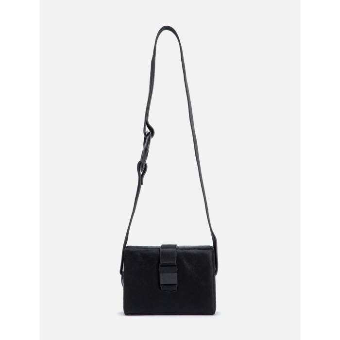 Heliot Emil 【 Pony Hair Solely Box Bag Men Black 】 子馬 ボックス席 御徒面子 メンズ 黒いこと 黒いこと