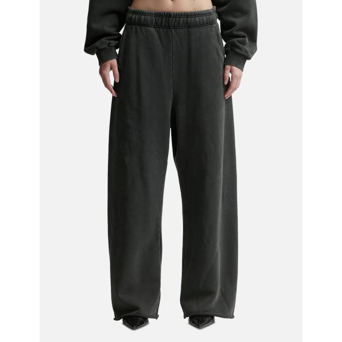 Entire Studios 【 Full Sweatpants Women Washed Black 】 ロングタイツ レディース 黒いこと 黒いこと