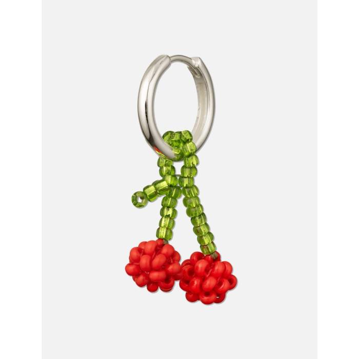 Pura Utz 【 Mini Cherry Earring Women Red/Green 】 レディース Red 赤・レッド green 緑・グリーン