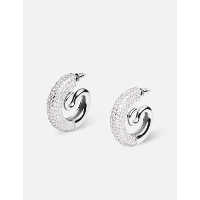 Panconesi 【 Small Kismet Serpent Hoops Women Silver 】 レディース Silver 銀色・シルバー