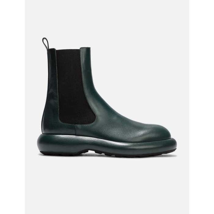 ジルサンダー Jil Sander 【 Leather Ankle Boots Women Blue 】 レザー ブーツ レディース 青色 ブルー