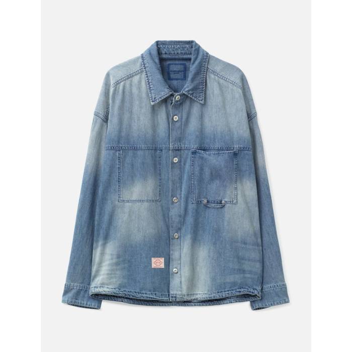 ウーヨンミ Wooyoungmi 【 Denim Shirt Men 983L - Blue 】 ジーンズプルオーバー メンズ 青碧 青碧