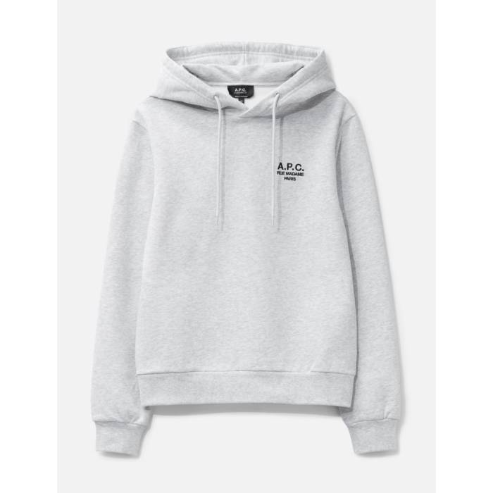 アー・ペー・セー A.p.c. 【 Standard Rue Madame Hoodie Unisex Tpn Heathered Grey/ Black 】 standard スタンダード フーディー パーカー ユニセックス 灰色 グレー 黒色 ブラック