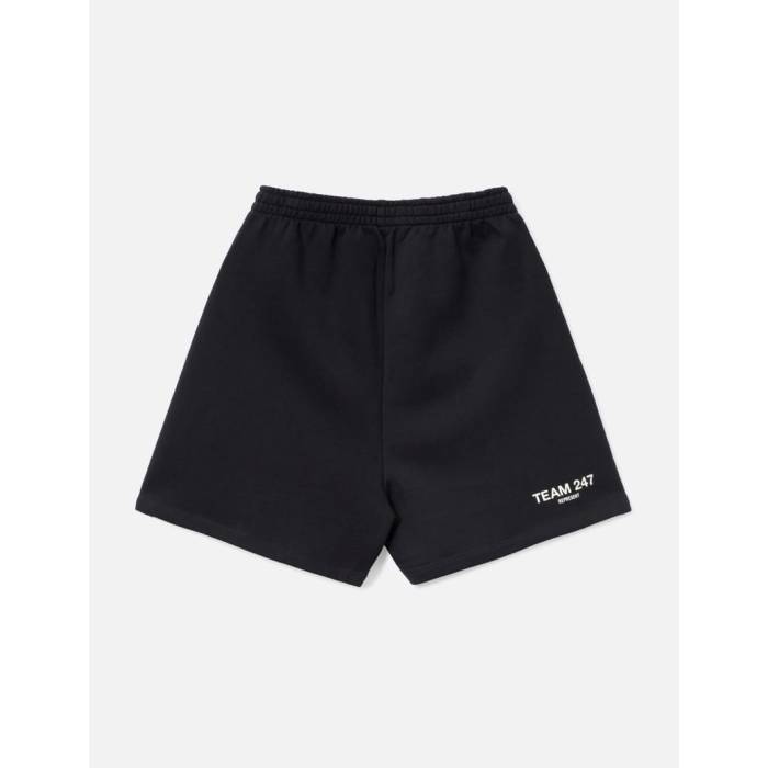 Represent 【 Team 247 Jersey Short Men Jet Black 】 Team チーム ジャージ メンズ 黒色 ブラック