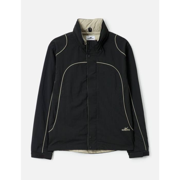 Sunlove 【 Crescent Windbreaker Unisex Charcoal 】 ウィンドブレーカー ユニセックス チャコール