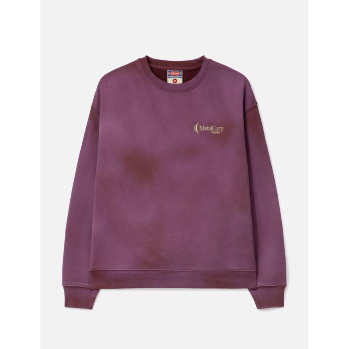 Metalwood Studio 【 Metalcorp Crewneck Sweatshirt Men Vino 】 スウェット トレーナー メンズ