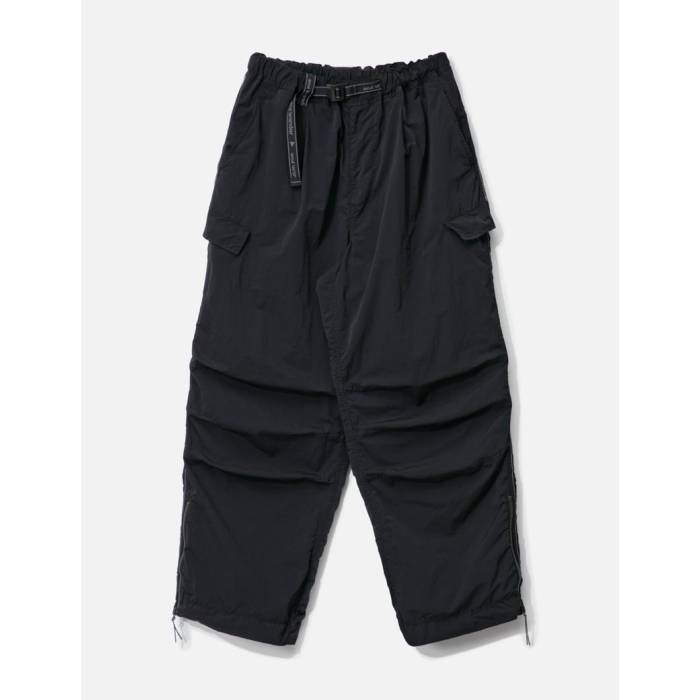 Roa 【 X And Wander Garment Dye Nylon Pants Men Black 】 ナイロン メンズ 黒色 ブラック
