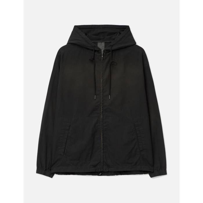Polyteru 【 Zip Hoodie Parka Men Used Black 】 フーディー パーカー パーカー メンズ 黒色 ブラック