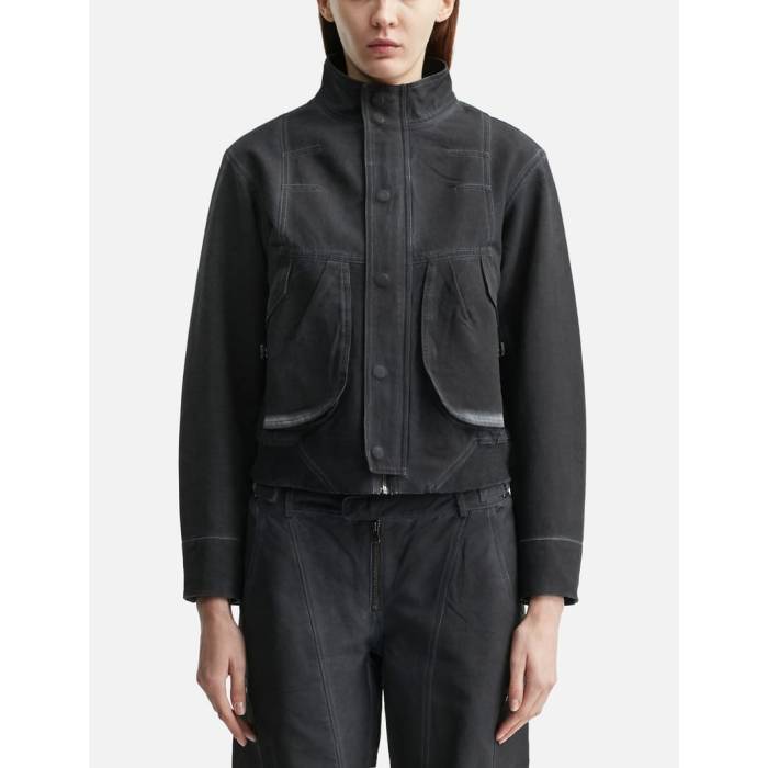 Mystephenm 【 Vol. 3.0 Dyed Jacket Women Black 】 Jacket ジャケット レディース 黒色 ブラック