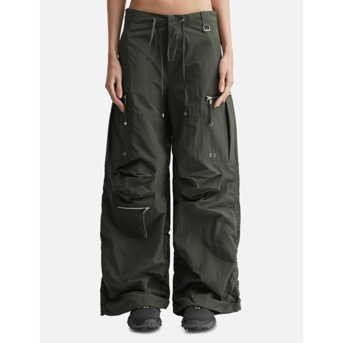 Nache 【 Puckering Jogger Pants Women Charcoal 】 ジョガーパンツ レディース 濃灰色