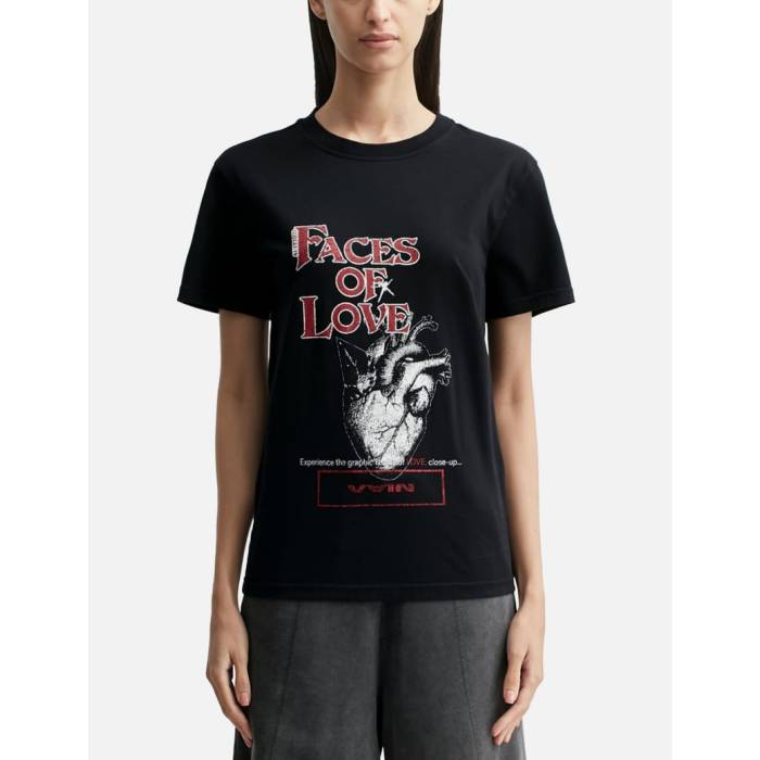 Vain 【 Faces Of Love T-Shirt Unisex Black 】 Tシャツ ユニセックス 黒色 ブラック