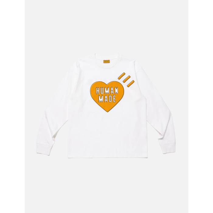 ヒューマンメイド Human Made 【 Graphic Long Sleeve T-Shirt Unisex White 】 グラフィック Sleeve スリーブ Tシャツ ユニセックス 白色 ホワイト