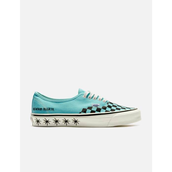 ヴァンズ Vans 【 Wacko Maria X Lx Authentic 44 Women Wacko Maria Checkerboard Blue 】 オーセンティック レディース 青色 ブルー|スニケス