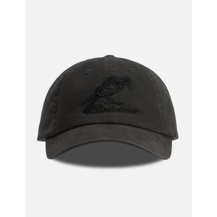 Basketcase 【 Crow, Cap Unisex Black 】 キャップ 帽子 ユニセックス 黒色 ブラック｜スニケス
