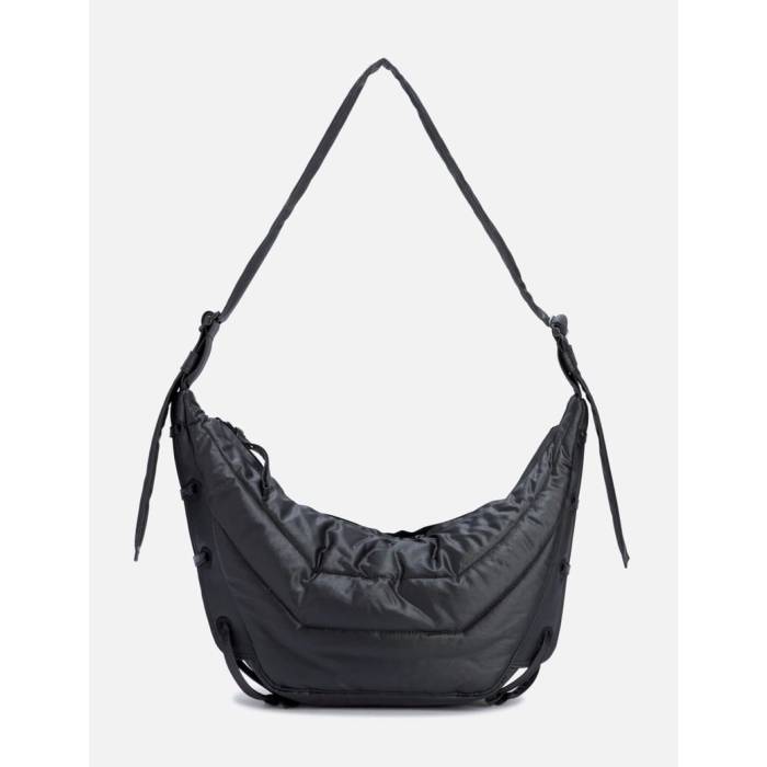 Lemaire 【 Medium Soft Game Bag Unisex Ash Black 】 Game 力くらべ 御徒面子 ユニ一発やる 黒いこと 黒いこと