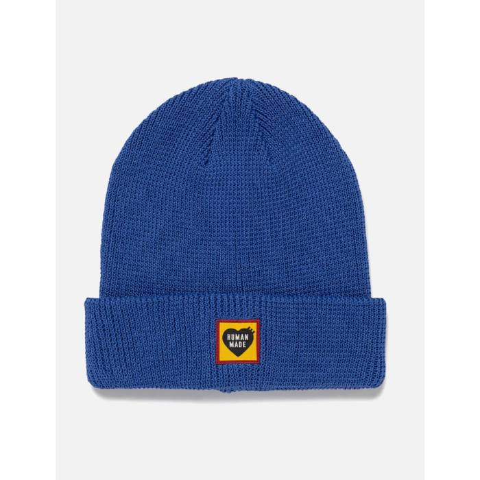 ヒューマンお手伝いさん Human Made 【 Classic Beanie Unisex Blue 】 古典派音楽 旗がしら かぶり笠 ユニ一発やる 青み 青色