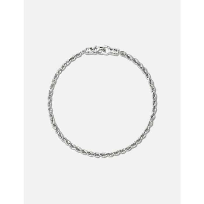 Tom Wood 【 Rope Bracelet Unisex Silver 】 腕輪 ユニ一発やる Silver しろがね色・しろがね色