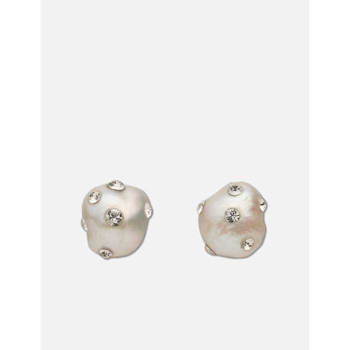 Ten Antennas 【 Perla Earrings Unisex Pearl / Zirconia / Silver 】 イヤリング ユニ一発やる パール Silver しろがね色・しろがね色