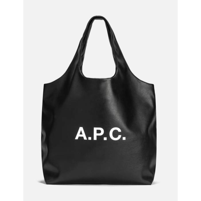 アー・ペー・セー A.p.c. 【 Ninon Tote Bag Unisex Black 】 御徒面子 ユニ一発やる 黒いこと 黒いこと
