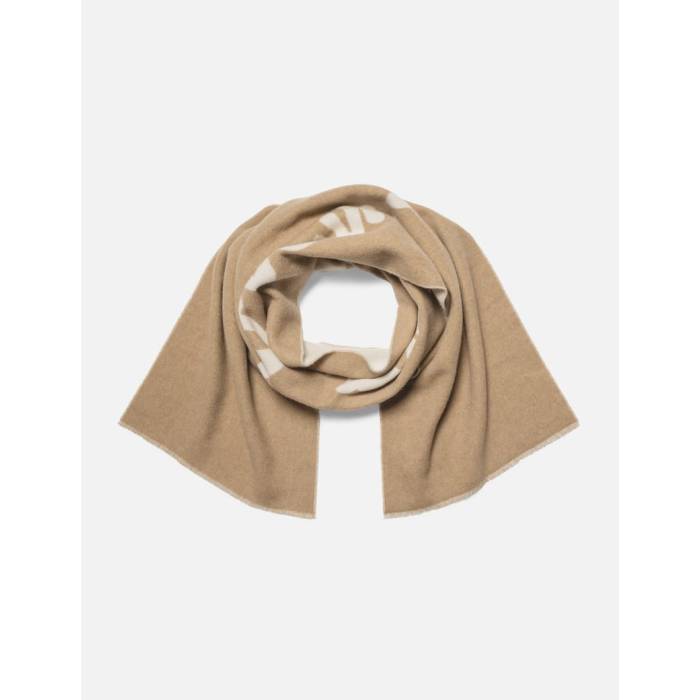【 Maison Kitsune Handwriting Scarf Men Light Camel 】 スカーフ メンズ camel キャメル 28,120円