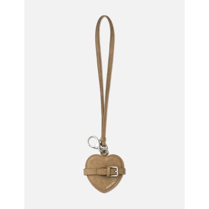 Stand Oil 【 Belted Mirror Keyring Women Camel 】 レディース camel キャメル