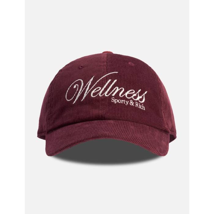 Sporty \u0026 Rich 【 Soho Corduroy Hat Women Merlot/Cream 】 コール天 レディース 皮膚軟化剤