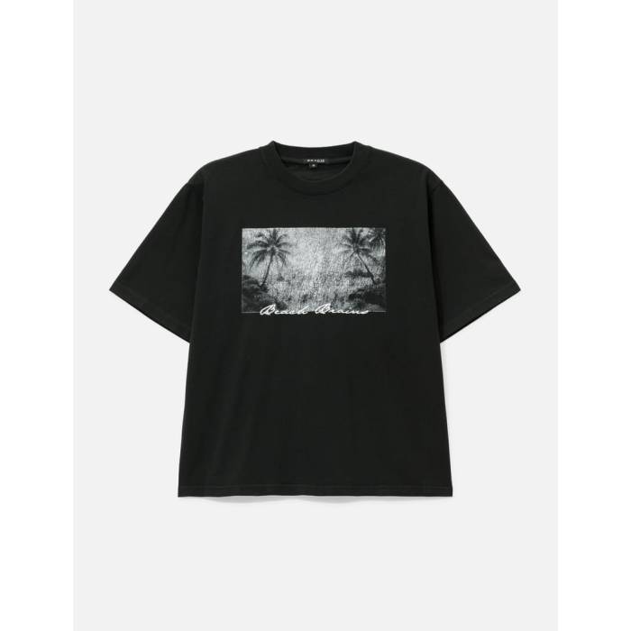 Beach Brains 【 Palm Dream T-Shirt Unisex Black 】 意気ごみ プルオーバー ユニ一発やる 黒いこと 黒いこと