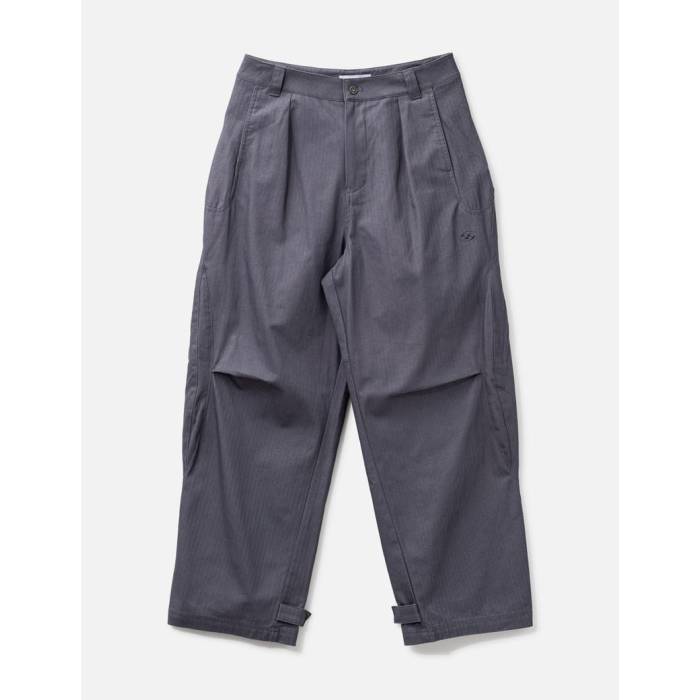 San San Gear 【 Back Pocket Pants Men Blue Charcoal 】 メンズ 青味 青み 濃灰色