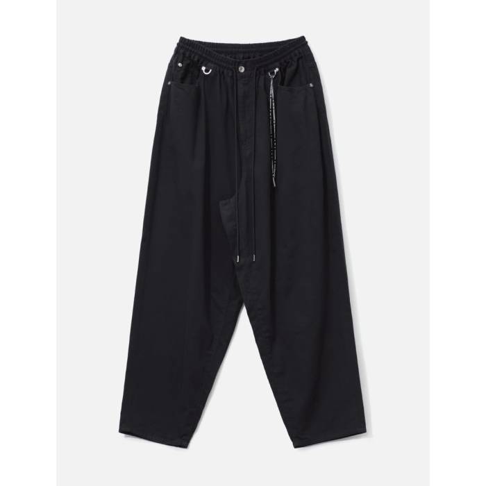 Mastermind Japan 【 Wide Easy Denim Pants Men Black 】 ジーンズ メンズ 黒いこと 黒いこと