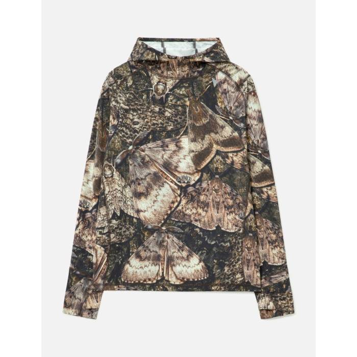 Roa 【 Lio Upf Plus 50 Baselayer Moth Print Long Sleeve Hoodie Men Brown 】 Sleeve スリーブ フーディー パーカー メンズ 茶色 ブラウン｜スニケス 37,895円