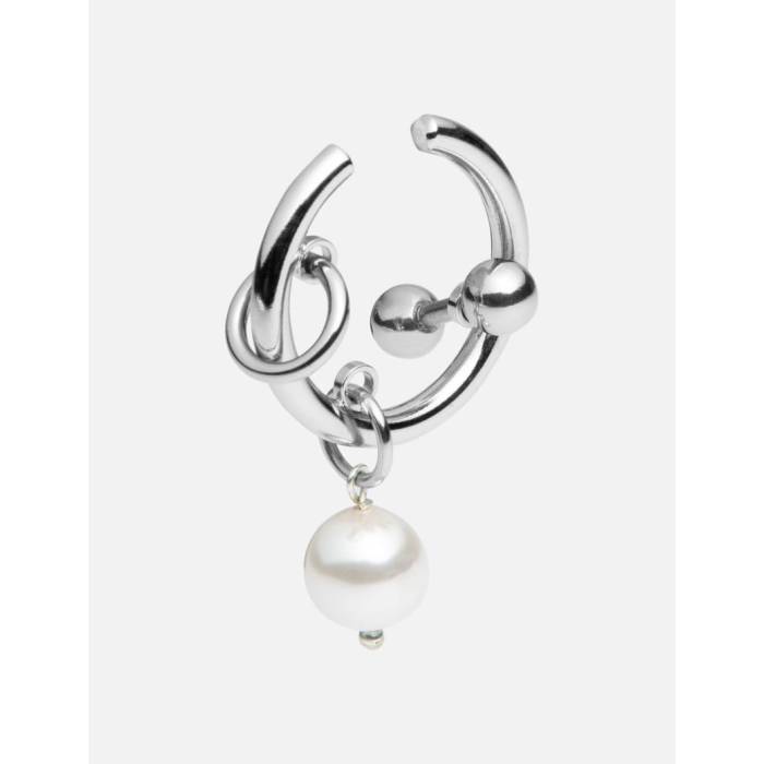 Justine Clenquet 【 Betsy Earcuff Unisex Palladium 】 ユニ一発やる Palladium パラディウム