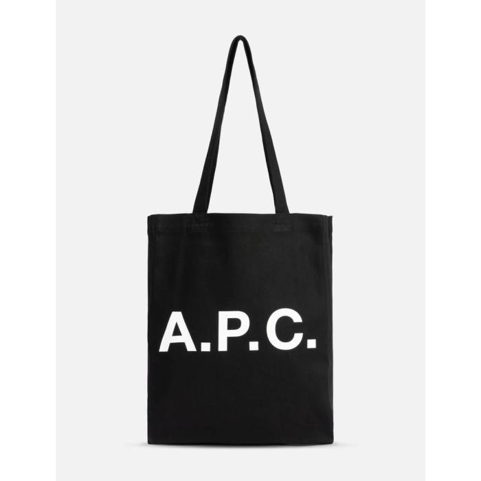 アー・ペー・セー A.p.c. 【 Lou Tote Bag Unisex Black 】 御徒面子 ユニ一発やる 黒いこと 黒いこと