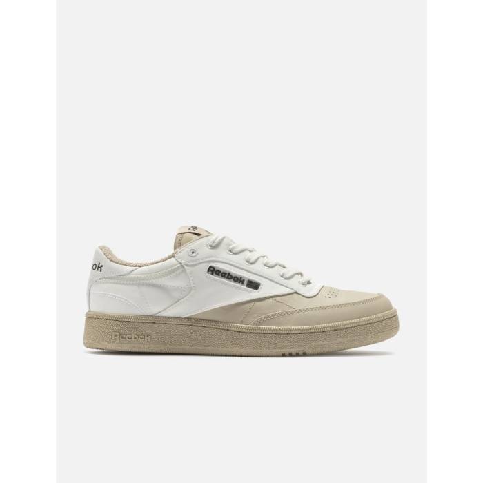 リーボック Reebok 【 Club C Panelled Sneakers Women Beige/Pale Blue 】 クラブ レディース ベージュ 青色 ブルー