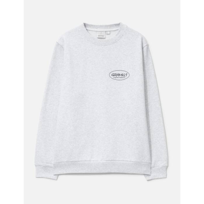 グラミチ Gramicci 【 Original Freedom Sweatshirt Men Heather Ash 】 汗水 調教師 メンズ heather ギョリュウモドキ