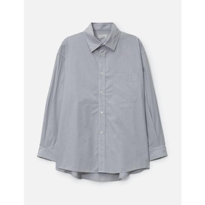 Clesste 【 Mini Plaid Classic City Long Sleeve Shirt Men Beige 】 クラシック シティ Sleeve スリーブ メンズ ベージュ
