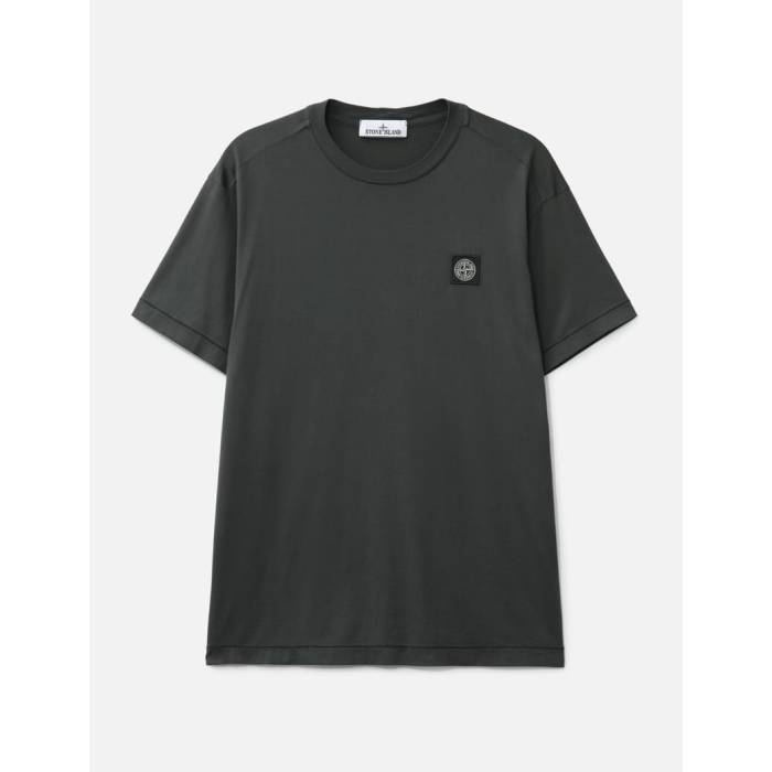 ストーンアイランド Stone Island 【 60/2 Cotton Jersey Short-Sleeve T-Shirt With Compass Patch Men Lead Grey 】 ジャージ Tシャツ メンズ 灰色 グレー