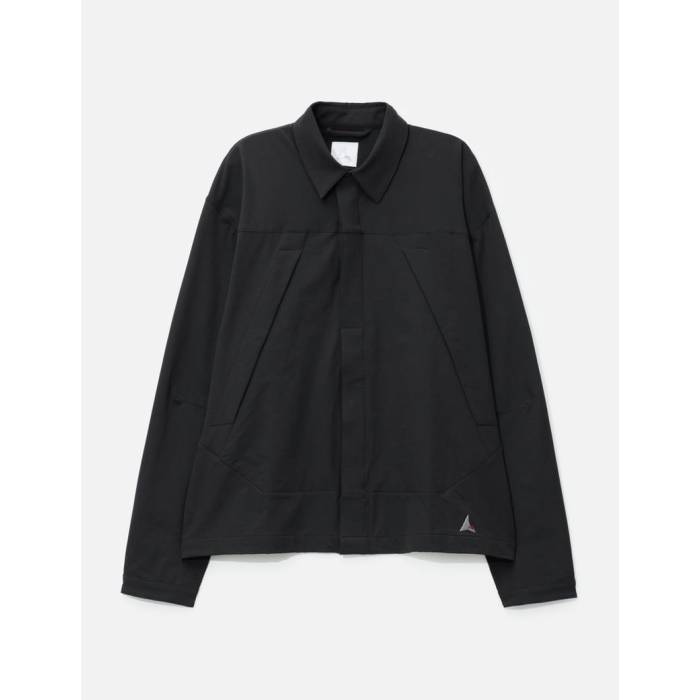 Roa 【 Utility Overshirt Men Black 】 メンズ 黒色 ブラック