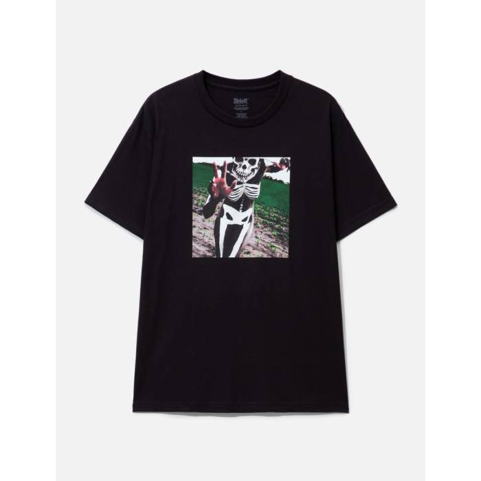 プレジャーズ Pleasures 【 X Slipknot Skeleton T-Shirt Men Black 】 ティーシャツ メンズ 黒いこと 黒いこと メンズファッション-Tシャツ・カットソー