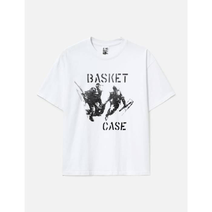 Basketcase 【 Cause For Alarm T-Shirt Unisex White 】 ティーシャツ ユニ一発やる 白いこと 白いこと