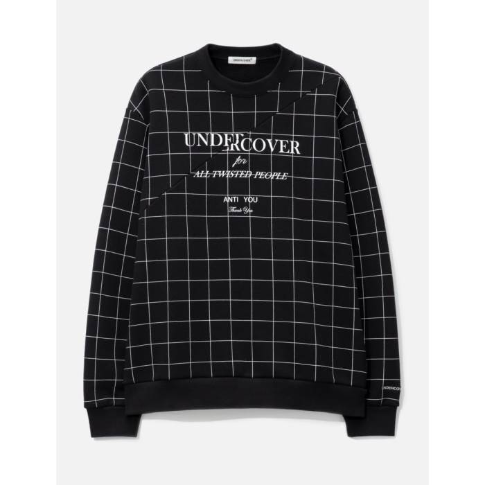 アンダー取りまかなう Undercover 【 Up2D4807 Sweatshirt Men Black 】 汗水 調教師 メンズ 黒いこと 黒いこと