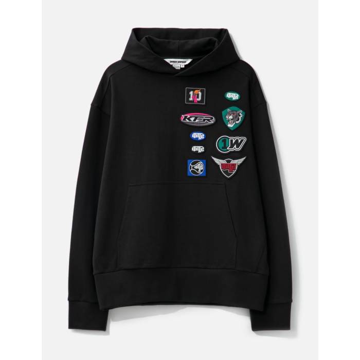 Dhruv Kapoor 【 Stamped Hoodie Unisex Black 】 フーディー パーカー ユニセックス 黒色 ブラック