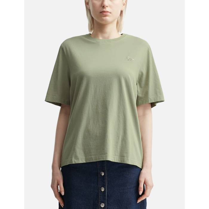 【 Baby Fox Patch Comfort Tee-Shirt Women Court Green 】 フォックス レディース コート green 緑・グリーン