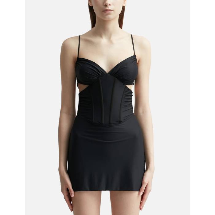 Misbhv 【 Corset Mini Dress Women Black 】 お召しもの レディース 黒いこと 黒いこと