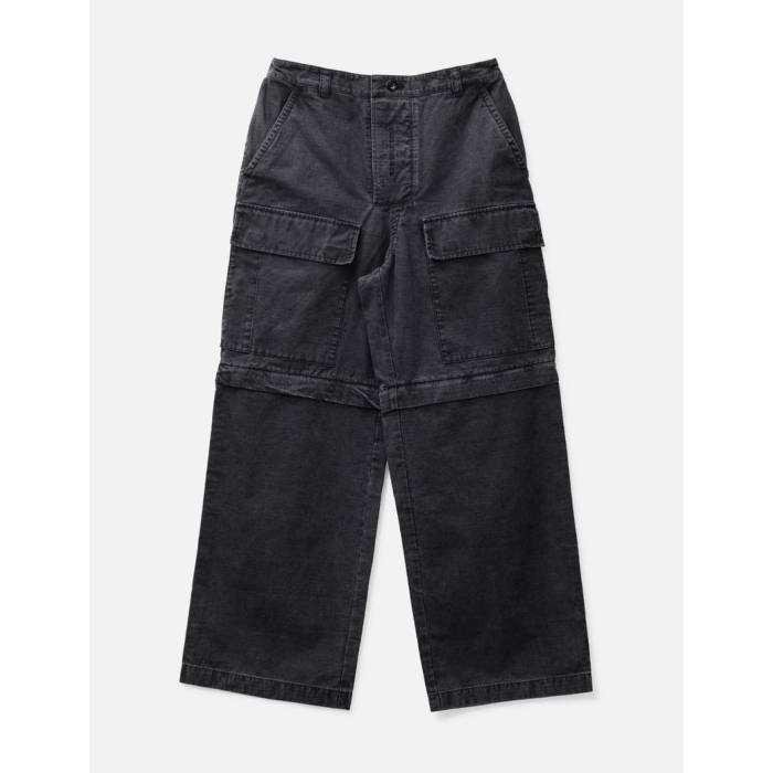 アクネストゥディオズ Acne Studios 【 Vintage Wash Ripstop Hybrid Cargo Pants Men Black 】 vintage ビンテージ・ヴィンテージ Hybrid 変わり種 積貨委託貨物 メンズ 黒いこと 黒いこと