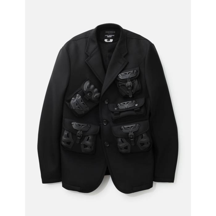 ジュンヤワタナベ Junya Watanabe Man 【 Sculpted Pockets Wool Jacket Men Black 】 Jacket ジャケット メンズ 黒色 ブラック
