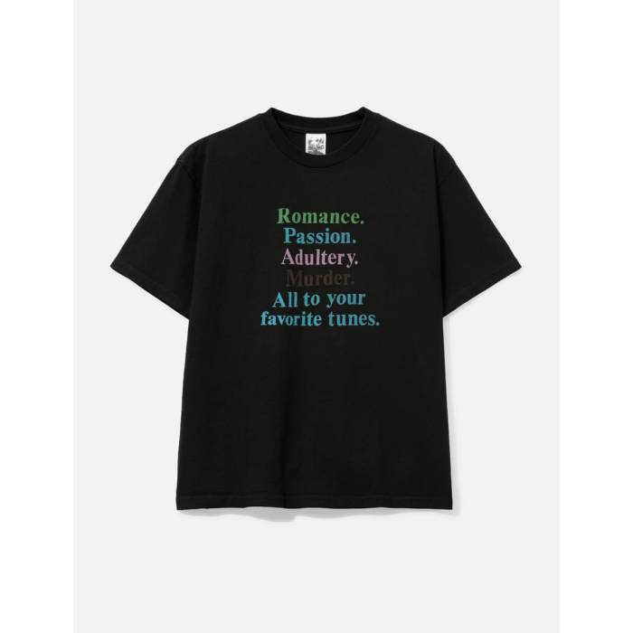Basketcase 【 Romance, T-Shirt Unisex Jet Black 】 プルオーバー ユニ一発やる 黒いこと 黒いこと